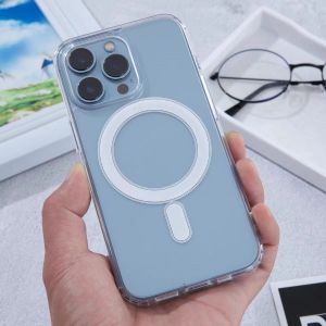 Ốp iphone trong suốt từ tính MagSafe Case hỗ trợ sạc không dây Ốp Lưng iphone Magsafe Bảo Vệ Chống Sốc Cao Cấp Cho compatible for IPhone 14 13 Pro max 12 11 XS Max XR 7P 8P SE2020 12 Mini