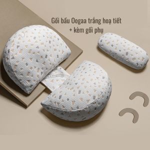 GỐI BÀ BẦU CÁNH TIÊN CAO CẤP GIẢM ĐAU LƯNG KÈM GỐI PHỤ GIÚP MẸ VÀ BÉ NGỦ NGON GIẤC