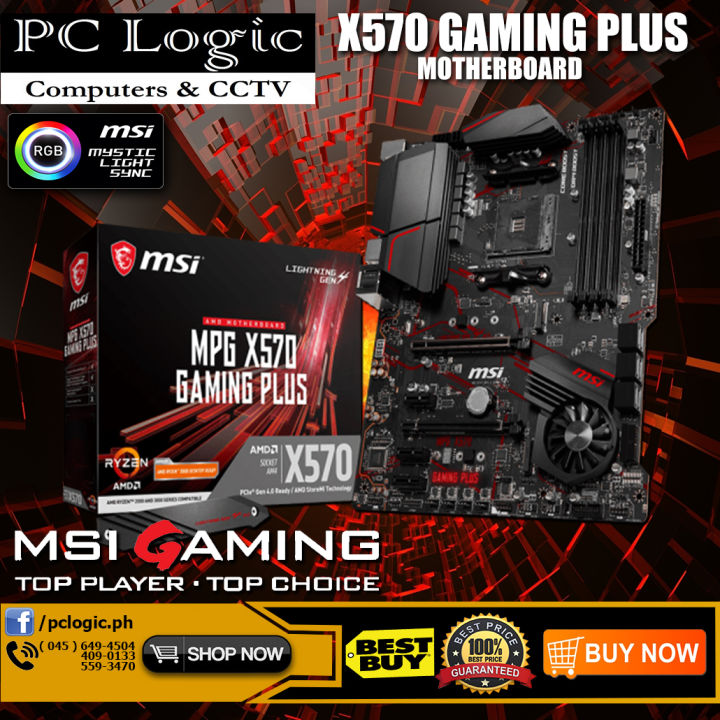 MSI MPG X570 GAMING PLUS MOTHERBOARD Lazada PH