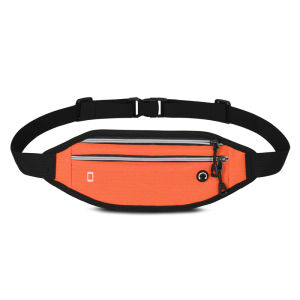 OLIKEI Slim Running Waist Bag Waterproof Jogging Belt Bag Sport Fitness Fanny Pack 7.2 Inches Phone Waist Pouch Bag for Men Women