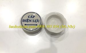 Mốc Sứ Cảnh Báo Cáp Điện Ngầm/ An toàn điện - Hình Thật