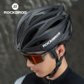 ROCKBROS Bicycle Helmet Aerodynamics Integrated Molding Bike Helmet Thickened Shell With Goggles Helmet Road Bike MTB Cycling Equipment.