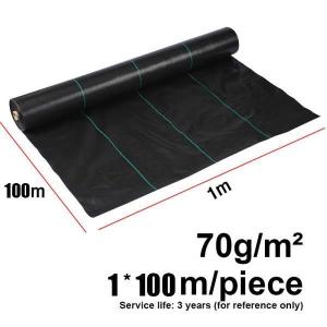 1*50m/100m/200m Weed Control Barrier Fabric Weeding Cloth Ground Cover Degradable Film Garden Tool Orchard construction