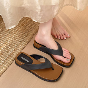 Free Shipping Thick-Soled Flip-Flops 2026 Summer New Collection Versatile For Outdoor Wear Casual Beach Style Fashionable And Easy To Match Beach Sandals