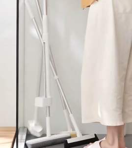 Mop Hook Rack Wall Hanging Punch-free Toilet Strong Adhesive Clip Broom Clip Mop Storage Rack