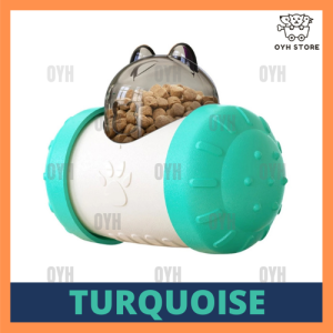 Local Delivery-Dog Cat Tumbler Pets Toys Leaking Food Ball Swing Bear Slow Food Feeder 漏食宠物玩具狗玩具ABS摇摆熊漏食器平衡车漏食猫玩具