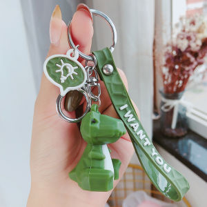 ALENADAY - Gantungan Kunci Karakter Hewan Lucu Keychain Serbaguna Mobil Motor Tas GTG02