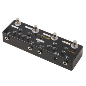 MUSLADY【Ready Stock】MOSKY SOL918 5-in-1 Multi Combined Effect Guitar Pedal True Bypass Reverb Delay FX Loop Overdrive Distortion for Guitar Bass Electro-acoustic