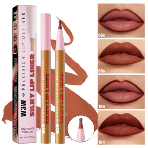 Waterproof Long Lasting Lip Liner Pencil High Pigment Smooth Matte Lip Liner Sweatproof Non-Fading Lip Contour Makeup