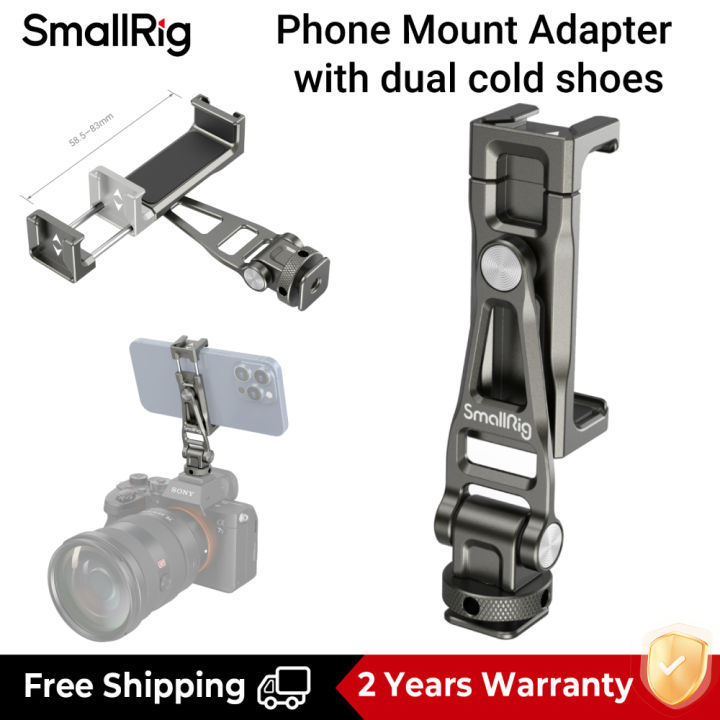SmallRig Tripod Phone Mount Adapter 360 Rotation Smartphone Tripod