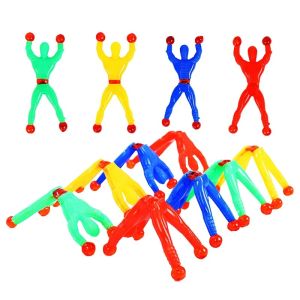10Pcs Novelty Sticky Wall Climbing Climber Men Kids Boy Birthday Party Favors Supplies Pinata Fillers Treat Bag Gifts