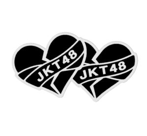 Stiker Cutting Heartbreak JKT48 Keren Variasi Terbaru 3d Reflektive Aksesoris Motor Helm Mobil