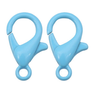 10-30pcs 12mm Color Alloy Painted Lobster Clasp For Making DIY Fashionable Jewelry Accessories
