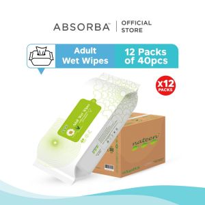 ABSORBA Adult Diapers Pants Underpads & Wipes – super absorbent skin protection odour-free [Bundle of 8] [Carton Deal]