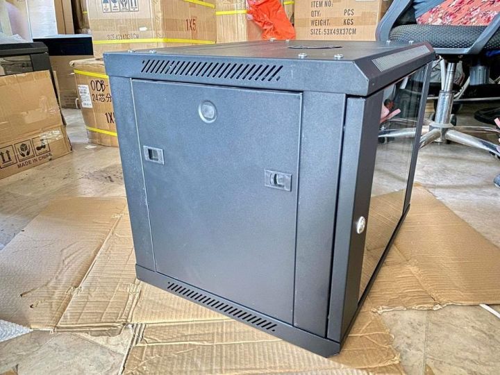 9 Unit Data Rack 9U Data Cabinet 600MM 450MM Wall Mountable Network Cabinet ...