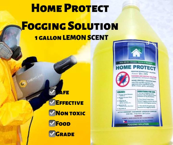 1 Gallon Antibacterial Lemon Fogging Disinfectant Solution sanitize air