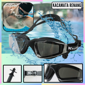 FAST DELIVERY RUIHE Kacamata Renang Anti Fog UV Protection dan Anti Kabut Masuk Air