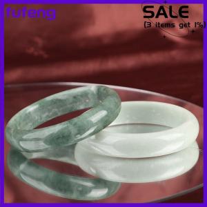 fufeng Màu xanh lá cây Ngọc Bangle Vòng đeo tay quyến rũ đồ trang sức mỹ phụ kiện quà tặng cho phụ nữ