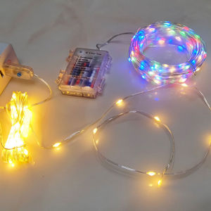 **【Bestella✨COD】1M 2M Lampu Led Peredupan Tiga Kecepatan Fairy Tale Fantasy Ag13 Baterai String Light Lampu**