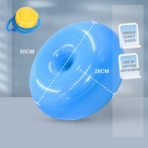 GYM·PRO Donut Exercise Workout Core Training Swiss Stability Ball for Yoga Pilates and Balance Training in Gym Office or Classroom