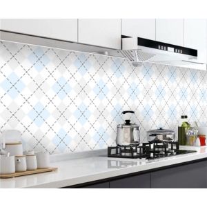 60cm x 10m Marble PVC Waterproof Oilproof Heat Resistant Wallpaper Kitchen Cabinet Contact Paper Self Adhesive Wall Sticker Home Decor Renovation