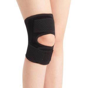 Adjustable Knee Brace with Side Stabilizers Patella Support Elastic Knees Sleeve for Men Women Sports Injury Recovery
