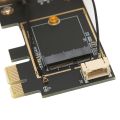 Wireless WiFi Bluetooth Network Card Adapter PCIe to M.2 Expansion Card WiFi Adapter. 