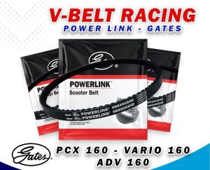 VBELT BRT GATES POWERLINK VANBELT DAYTONA Vario 125 Vanbelt DOUBLE COG Vario 150 Esp Vario New K36/K35 VARIO 160 ADV 160 PCX 150 RACING MOTORCYCLE