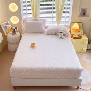 Dansunreve 100% Cotton Bedsheet 1200TC Floral Fitted Bedsheet Single Queen King Smooth Soft Premium Quality