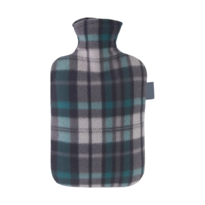 Checkerboard Thermal Bottles Elastic Sealing Mouth Thickened Rubber Interior Multipurpose Heat Pad For Body Comfort