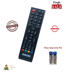 Điều khiển thay thế remote từ xa tivi Darling các dòng LCD-LED-SmartTV- Hàng loại 1 chất lượng Tặng kèm Pin