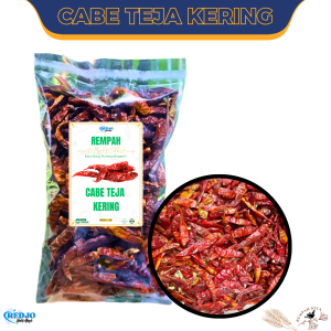 Cabe Teja Petik kering Cabai Merah India Kering Pedas Cabe Ring Chili Ring 100gr Cabe Seblak