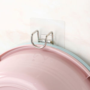 [HCM]Móc Treo Thau Chậu Inox Chịu Lực 6-7kg Treo Dung Cụ Nhà Bếp Dán Tường Chắc Chắn Không Cần Khoan - PucaMart