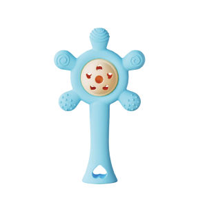 Mainan Bersuara untuk Bayi / Silicone Rattle Teether Bayi Mainan /  Telapak Tangan Silikon Teether BPA Free