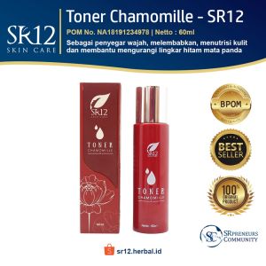 Toner Chamomile SR12: Solusi Pencerah & Penghilang Mata Panda