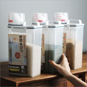【ZEN】Tempat Penyimpanan Beras Kacang Multifungsi Perlengkapan Dapur Dispenser