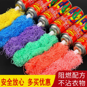 Handheld Party Streamer Spray Colorful Ribbon Spray for Weddings Birthdays and Celebrations