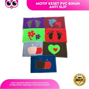 MOTIF KESET PVC BIHUN ANTI SLIP / KESET LANTAI BIHUN KARAKTER