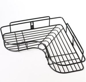 Corner Shelf Bathroom Shower Rack  Kitchen Organizer Storage Rack Wall Hanging Adhesive No Drilling JC Elise