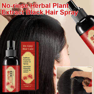 No More White Hair Saffron Essence Spray For YearRound Hair Nourishment Suitable For Adults Men And Women Moisturizing And Scalp Refreshing