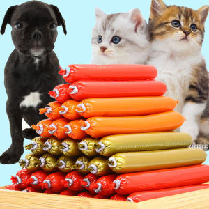 Pet Snack Sausage Pet Hotdog Pet Snack Hotdog Pet Treats Makanan Kucing 30stick  宠物火腿肠宠物热狗猫咪零食30条