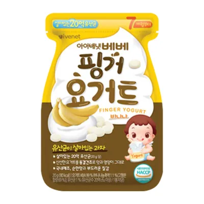 Ivenet Finger Yogurt - Banana (Toppingskids)