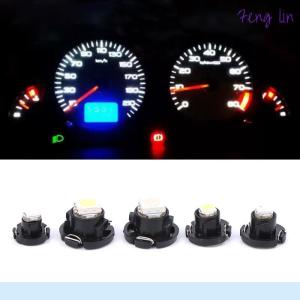 🔥🔥🔥fenglin 10PCS LED T3 T4.2 T4.7 Meter Bulb Instrument 3528 Neo Wedge Warning Switch Radio Dashboard Indicator Panel Lamp Car Lights