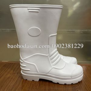 Ủng nhựa EVA siêu nhẹ màu trắng VAC E014 (500gr/đôi)