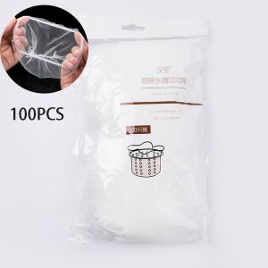 100/30Pcs Kitchen Sink Pool Fine Mesh Filter Strainer Bathroom Floor Garbage Drain Anti-Block Leak Net Cage Kitchen Gadgets Accessories