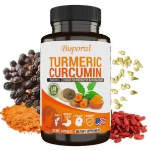 Turmeric Curcumin 1500mg - Potent Natural Support for Joint Pain & Inflammation Relief