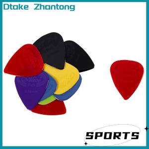 Dtake 10 miếng Alice guitar Pick Non-Slip đen trắng Nylon trung gian cho Acoustic điện guitarra Ukulele phụ kiện