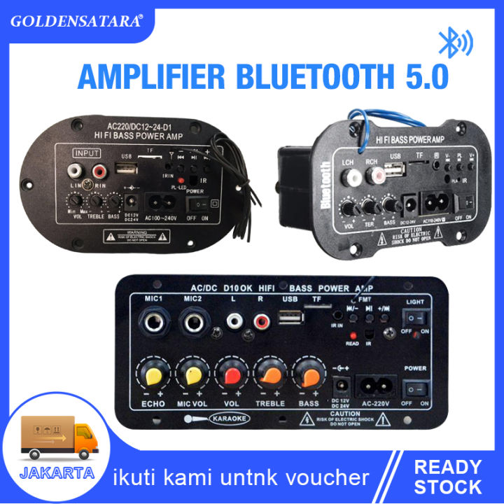 Amplifier Board Bluetooth 5.0 Subwoofer Stereo Amplificador Board Bass