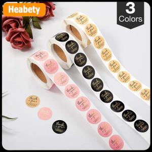 【2-3 days delivery】 500pcs Thank You Round Sticker Scrapbook Letter Handmade Stickers Seal Labels Stickers Wedding Gift Flower Decoration