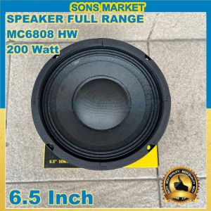 SPEAKER MARCOPOLO MC6808 HW MC 6808 HW 6.5in 6.5 inch FULL RANGE 200 Watt